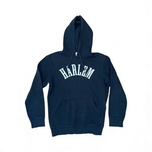 L.O.G.G. H&M Black Harlem Graphic Pullover Hoodie Size Small